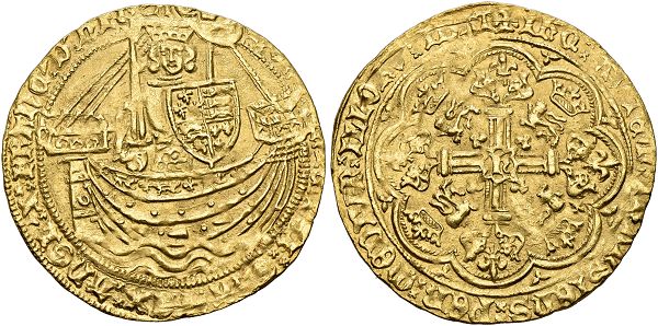 Henry IV. 1399-1412. Noble n. d. (1399-1412), London.
