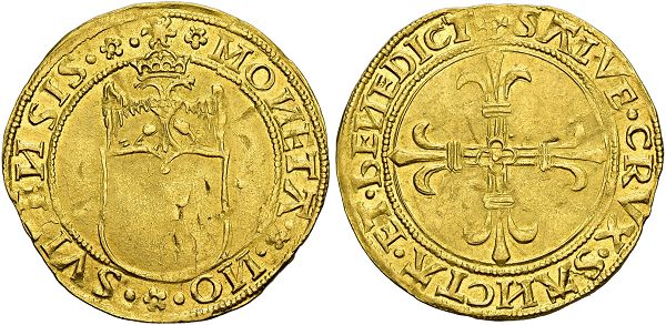Schwyz. Scudo d'oro del sole o. J. (1510-1520), Bellinzona. Schwyz. Scudo d'oro del sole o. J. (1510-1520), Bellinzona.