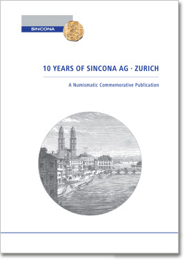 Cover of the publication commemorating the 10 years anniversary of SINCONA AG in 2021